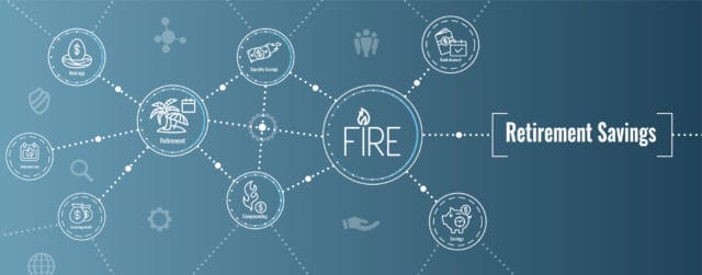 Financial Independence and FIRE illustration for FI blogs guide