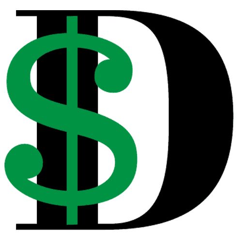 Graphic image combining the letters 'usd' with a green dollar sign, symbolizing the united states dollar currency.