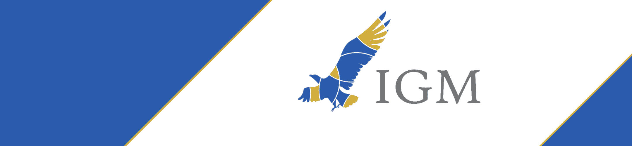 A stylish logo featuring the acronym 