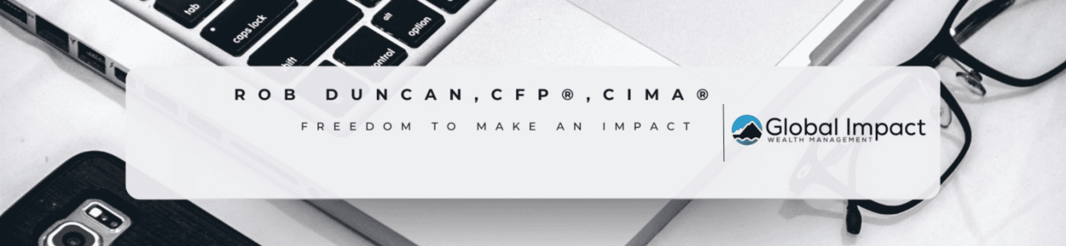 A banner with the text 