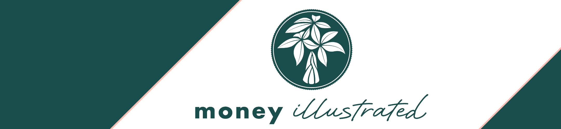 A green and white banner displaying a stylized plant in a circular frame on the left. The text 