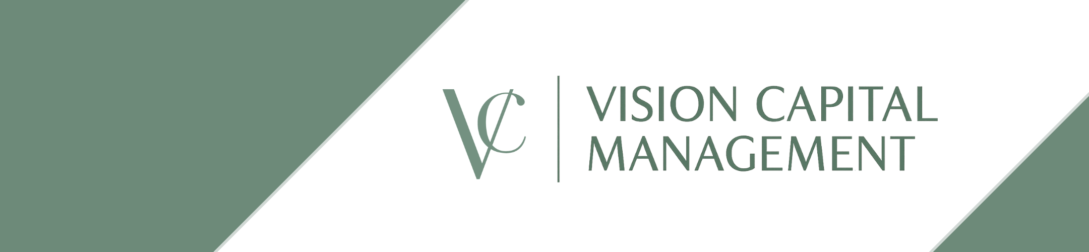 Logo for Vision Capital Management with the initials 