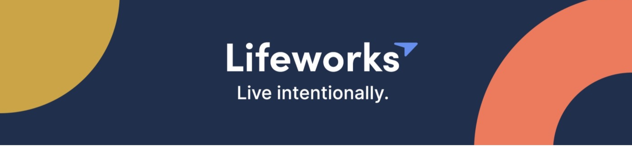 Lifeworks logo with a paper plane icon and the slogan 